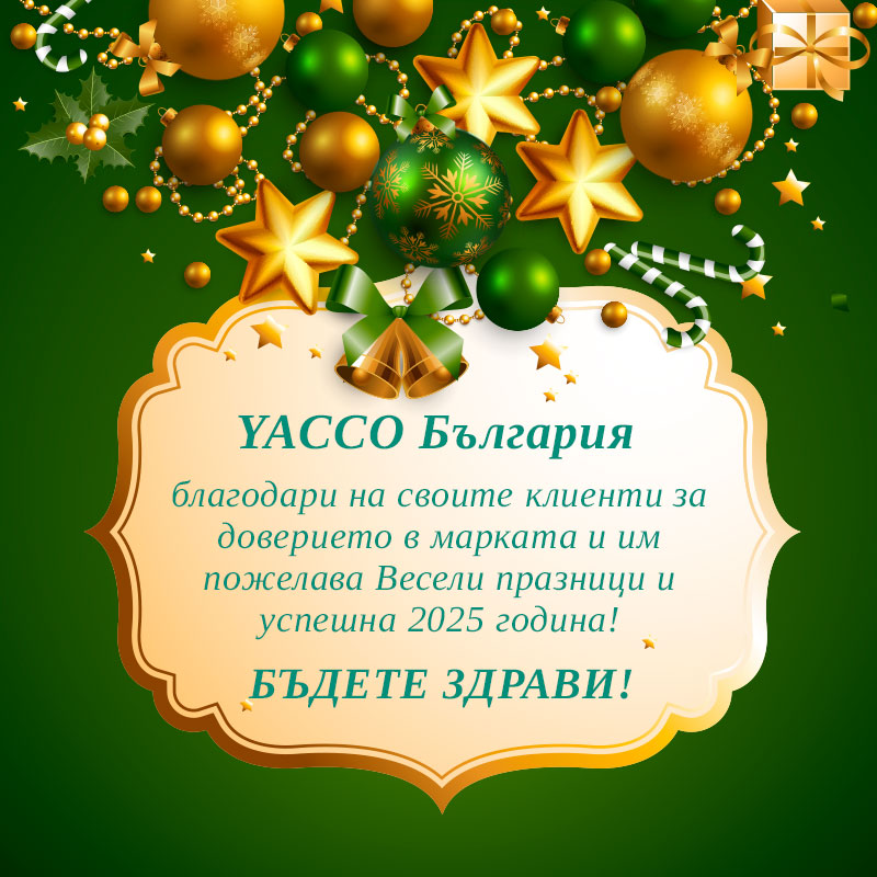 Весели празници и успешна 2025 година!