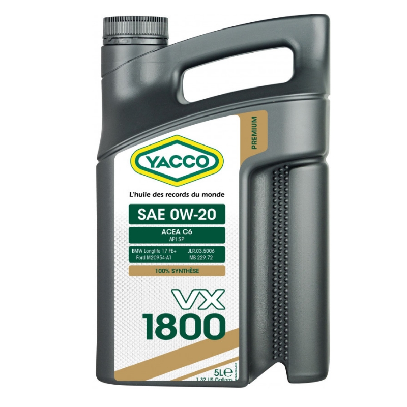 YACCO VX 1800 SAE 0W-20 5л.
