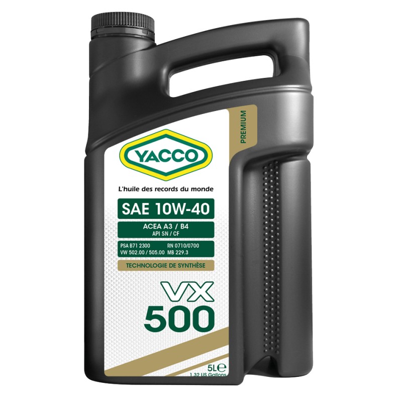 YACCO VX 500 SAE 10W-40 5л.