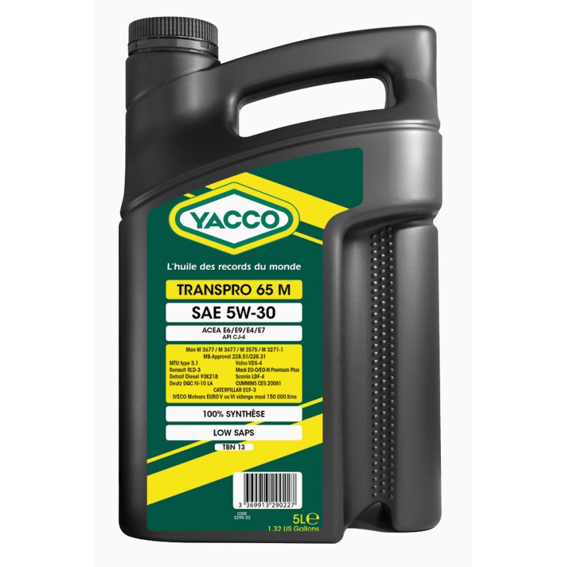 YACCO TRANSPRO 65 M NewTech SAE 5W-30 5л.
